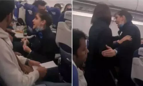 ഞാൻ നിങ്ങളുടെ വേലക്കാരിയല്ല,ഇൻഡിഗോ കമ്പനിയുടെ ജോലിക്കാരിയാണ്; ഭക്ഷണത്തെച്ചൊല്ലി യാത്രക്കാരനും എയർഹോസ്റ്റസും തമ്മിൽ വാക്കേറ്റം