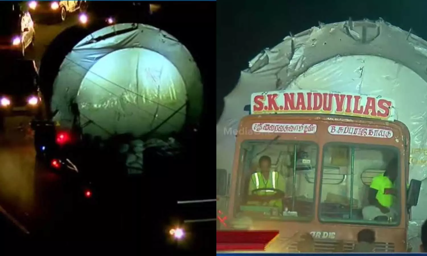 കൂറ്റൻ യന്ത്രങ്ങളുമായുള്ള ട്രെയിലറുകൾ താമരശ്ശേരി ചുരം കയറി; ഗതാഗതം പുനഃസ്ഥാപിച്ചു കൂറ്റൻ യന്ത്രങ്ങളുമായുള്ള ട്രെയിലറുകൾ താമരശ്ശേരി ചുരം കയറി; ഗതാഗതം പുനഃസ്ഥാപിച്ചു