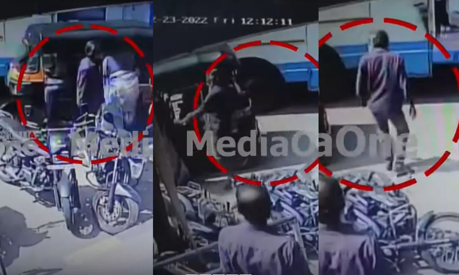 തിരുവനന്തപുരത്ത് നടുറോഡിൽ വീട്ടമ്മയെ ചവിട്ടി വീഴ്ത്തി; പ്രതി കസ്റ്റഡിയിൽ