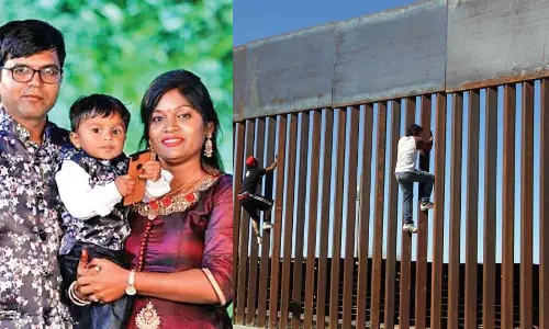 യുഎസ്- മെക്സിക്കോ അതിർത്തി മതിൽ അനധികൃതമായി ചാടിക്കടക്കാൻ ശ്രമം; ഇന്ത്യക്കാരൻ വീണ് മരിച്ചു