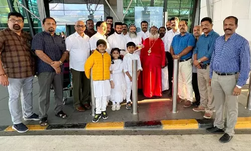 കതോലിക ബാവക്ക് സലാലയിൽ സ്വീകരണം നൽകി