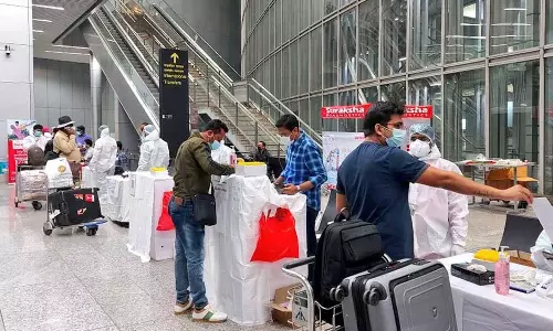 വിമാനത്താവളങ്ങളിൽ ഇന്നുമുതൽ കോവിഡ് പരിശോധന