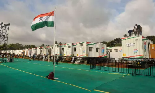 ഭാരത് ജോഡോ യാത്രയുടെ കണ്ടെയ്‌നറിൽ ഡൽഹി പൊലീസ് പരിശോധന നടത്തിയതിനെതിരെ കോൺഗ്രസ്