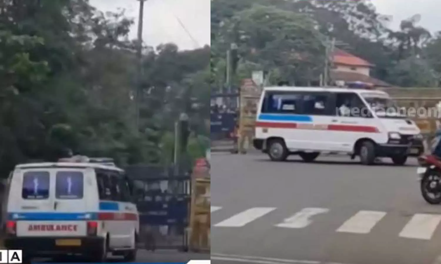 രോഗിയുമായി ആംബുലൻസ് എത്തിയിട്ടും ബാരിക്കേഡ് നീക്കാതെ പൊലീസ്; പ്രതിഷേധം രോഗിയുമായി ആംബുലൻസ് എത്തിയിട്ടും ബാരിക്കേഡ് നീക്കാതെ പൊലീസ്; പ്രതിഷേധം