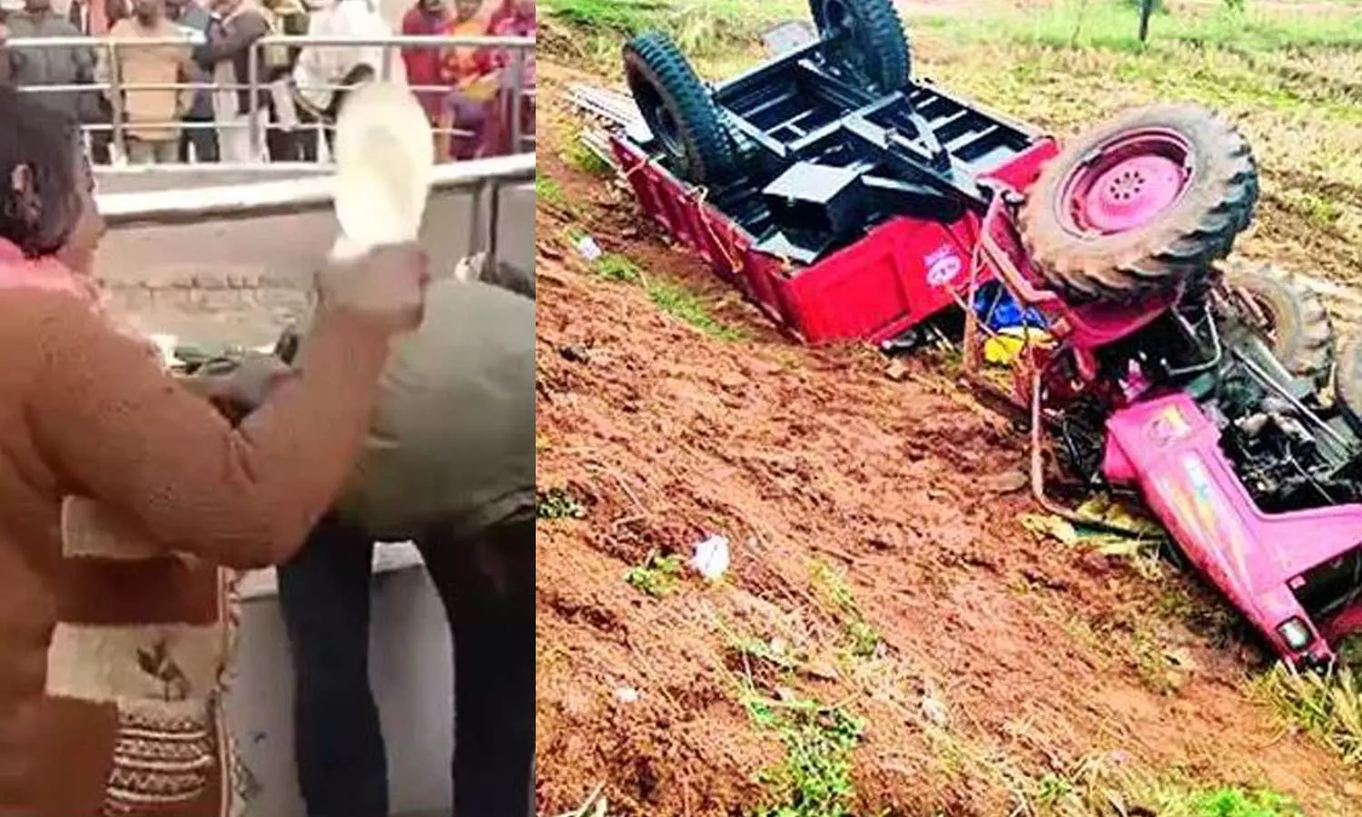 ട്രാക്ടർ മറിഞ്ഞ് ഡ്രൈവർ മരിച്ചു; വാഹന ഉടമയെ കെട്ടിയിട്ട് മർദിച്ച് ബന്ധുക്കൾ