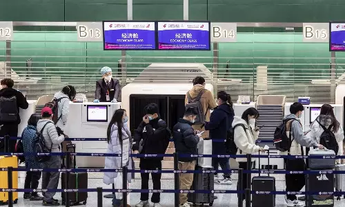 ചൈനയിൽ ജനുവരി എട്ട് മുതൽ വിദേശത്ത് നിന്നെത്തുന്നവർക്ക്  നിർബന്ധിത ക്വാറന്റീനില്ല