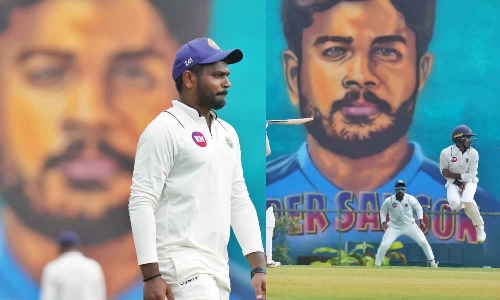 സൂപ്പർ സാംസൺ: വൈറലായി സഞ്ജു സാംസണിന്റെ തുമ്പയിലെ പെയിന്റിങ് സൂപ്പർ സാംസൺ: വൈറലായി സഞ്ജു സാംസണിന്റെ തുമ്പയിലെ പെയിന്റിങ്