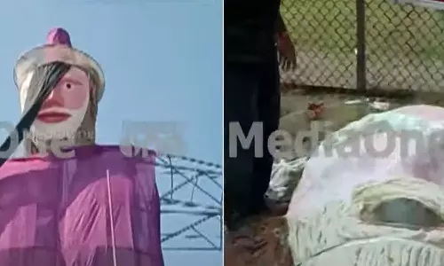 മോദിയുടെ ഛായയെന്ന തർക്കം; പാപ്പാഞ്ഞിയുടെ രൂപം മാറ്റി സംഘാടകർ