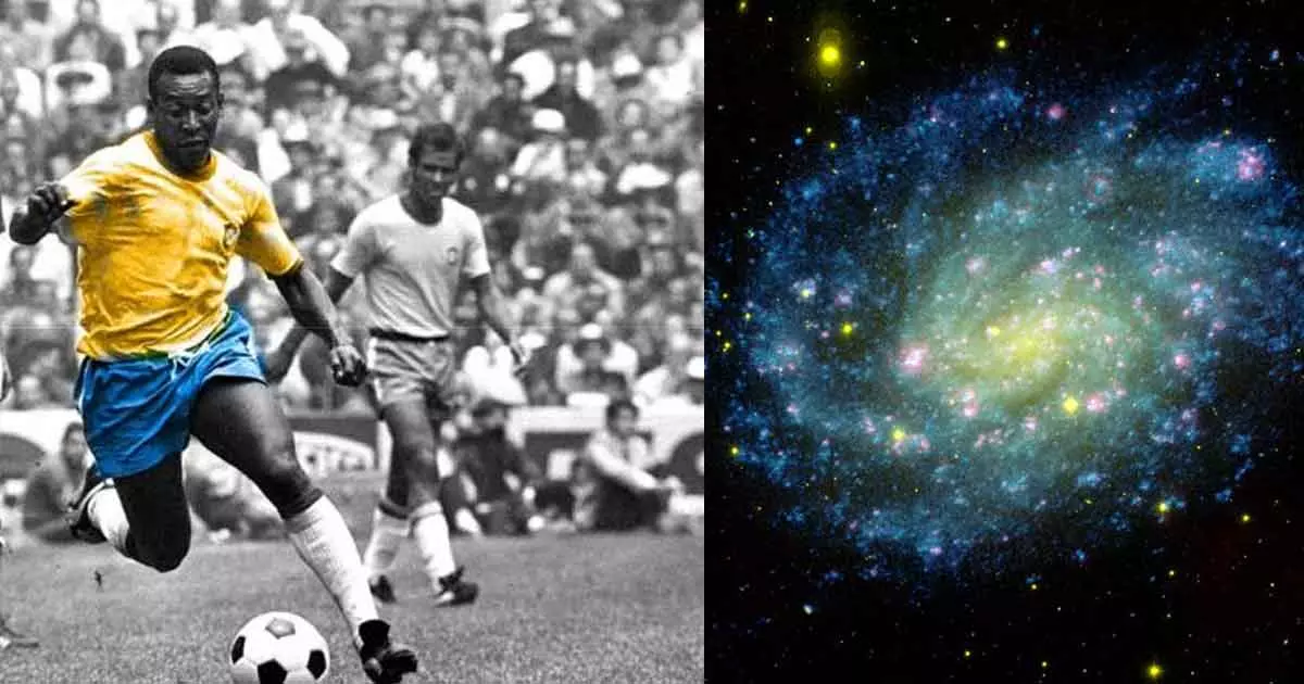 നക്ഷത്രക്കൂട്ടത്തിലെ മഞ്ഞ നക്ഷത്രം: പെലെയ്ക്ക് വിടചൊല്ലി നാസ