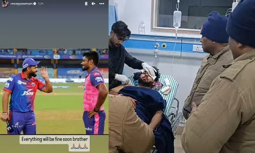 എല്ലാം വേഗത്തില് സുഖമാകും സഹോദരാ; പന്തിന് ആശംസ നേർന്ന് സഞ്ജു എല്ലാം വേഗത്തില് സുഖമാകും സഹോദരാ; പന്തിന് ആശംസ നേർന്ന് സഞ്ജു