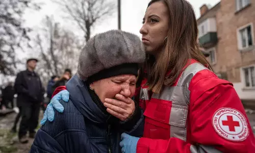കിയവിൽ സ്‌ഫോടന പരമ്പര; യുക്രൈനിൽ വ്യോമാക്രമണം ശക്തമാക്കി റഷ്യ