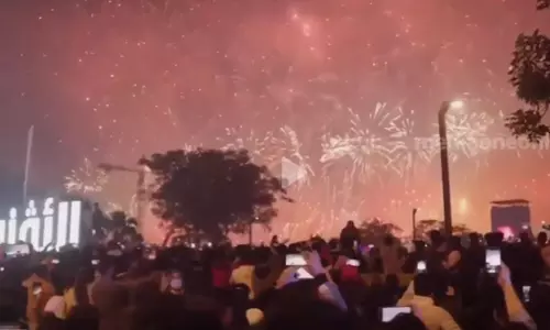 പുതുവത്സരത്തെ ആഘോഷപൂർവം വരവേറ്റ് ബഹ്‌റൈൻ