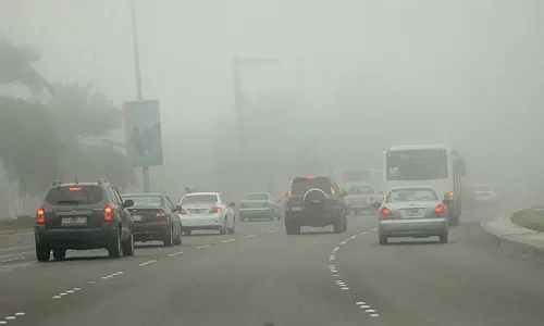 യു.എ.ഇയിൽ ഇന്ന് മൂടൽമഞ്ഞിന് സാധ്യത;  യെല്ലോ അലേർട്ട് പ്രഖ്യാപിച്ചു