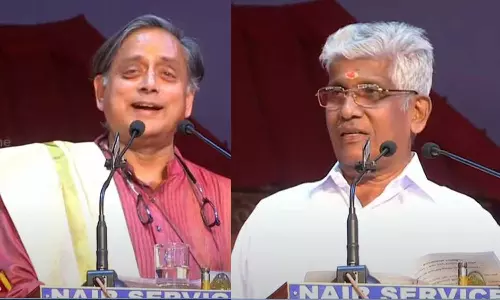 തരൂർ കേരള പുത്രൻ, ഡൽഹി നായർ എന്ന് വിളിച്ചത് തെറ്റെന്ന് ജി.സുകുമാരൻ നായർ; മറുപടിയുമായി ശശി തരൂർ