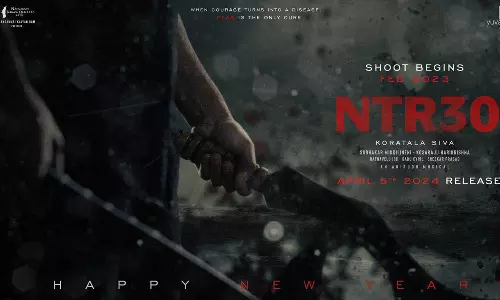 ആരാധകരുടെ കാത്തിരിപ്പിന് അവസാനം; ജൂനിയർ എൻ.ടി.ആർ - കൊരട്ടാല ശിവ ടീമിന്‍റെ #NTR30 2024 ഏപ്രിൽ 5-ന്