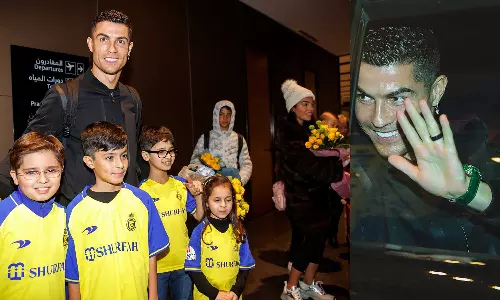 ഒടുവിൽ ക്രിസ്റ്റ്യാനോ സൗദിയിൽ പറന്നിറങ്ങി; ഇന്ന് വൈകീട്ട് റിയാദിൽ സ്വീകരണം