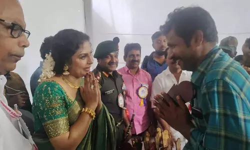 കൂടെയുണ്ട് സേവാഭാരതി; കലോത്സവത്തിൽ വിവാദ ദൃശ്യാവിഷ്‌കാരം തയ്യാറാക്കിയ വ്യക്തിയുടെ പ്രൊഫൈൽ ഫോട്ടോ