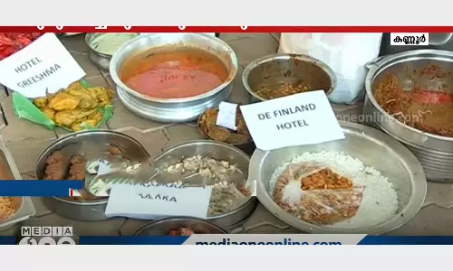 പുഴുവരിച്ച ചിക്കൻ വിഭവങ്ങൾ; കണ്ണൂരിൽ 58 ഹോട്ടലുകളിൽനിന്ന് പഴകിയ ഭക്ഷണം പിടികൂടി