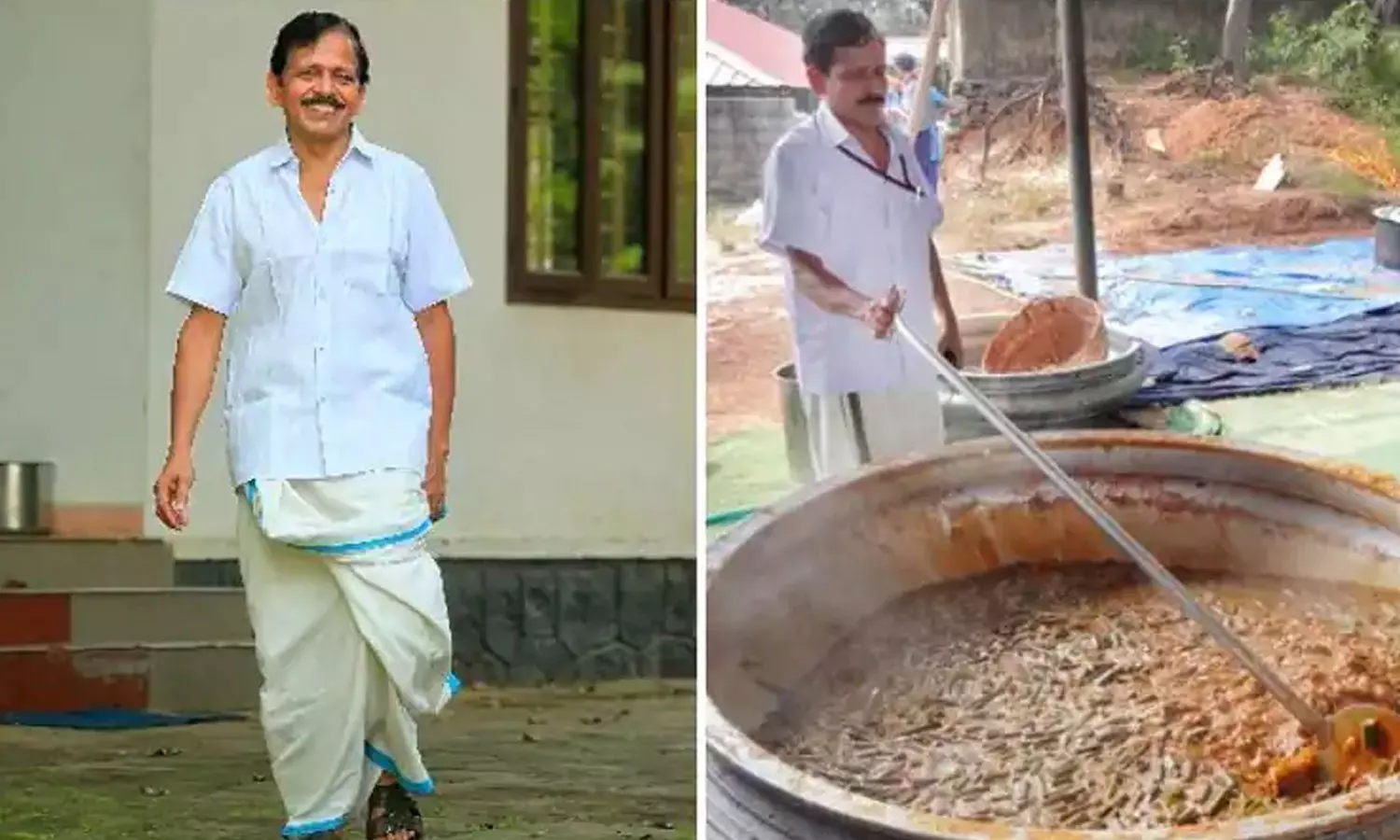 മുൻപ് നരേന്ദ്ര മോദിജി വന്ന് കഴിഞ്ഞപ്പോള് തോക്കിൻമുനയിൽ പാചകം ചെയ്ത അവസ്ഥ ഉണ്ടായിട്ടുണ്ട്, അതിനേക്കാൾ ഭീകരമായ സ്ഥിതിയാണിത്: പഴയിടം മുൻപ് നരേന്ദ്ര മോദിജി വന്ന് കഴിഞ്ഞപ്പോള് തോക്കിൻമുനയിൽ പാചകം ചെയ്ത അവസ്ഥ ഉണ്ടായിട്ടുണ്ട്, അതിനേക്കാൾ ഭീകരമായ സ്ഥിതിയാണിത്: പഴയിടം