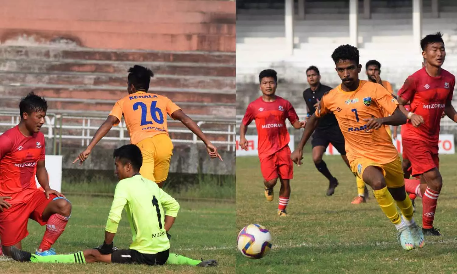 സന്തോഷ് ട്രോഫി: അഞ്ചടിച്ച് കേരളം, മിസോറാമിനെ തകർത്ത് ഫൈനൽ റൗണ്ടിൽ