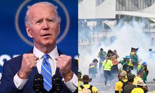 സർക്കാറിന് പൂർണ പിന്തുണ; ബ്രസീലിലെ സംഘർഷത്തെ അപലപിച്ച് ബൈഡൻ സർക്കാറിന് പൂർണ പിന്തുണ; ബ്രസീലിലെ സംഘർഷത്തെ അപലപിച്ച് ബൈഡൻ