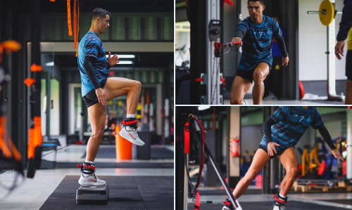 അയാം വെയ്റ്റിങ്...; ക്രിസ്റ്റ്യാനോ പരിശീലനത്തില്‍