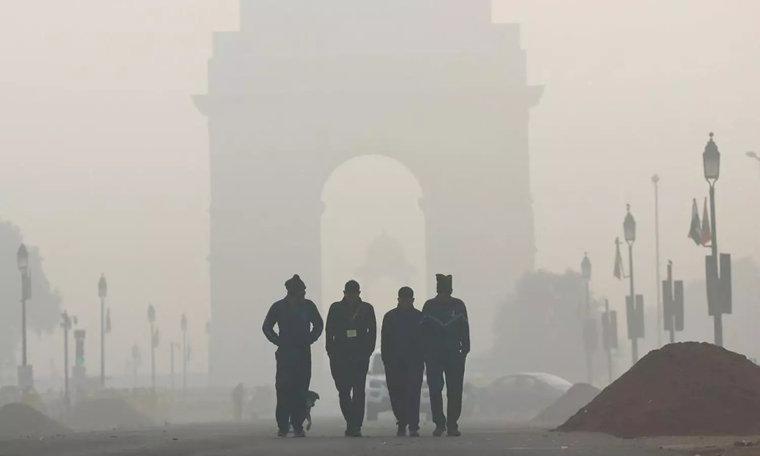 india gate, delhi, winter india gate, delhi, winter