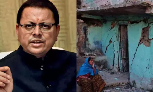 ജോഷിമഠിൽ കുറച്ച് വീടുകളേ തകർന്നിട്ടുള്ളൂ, വെറുതെ ഭീതി പരത്തരുത്; ഉത്തരാഖണ്ഡ് മുഖ്യമന്ത്രി