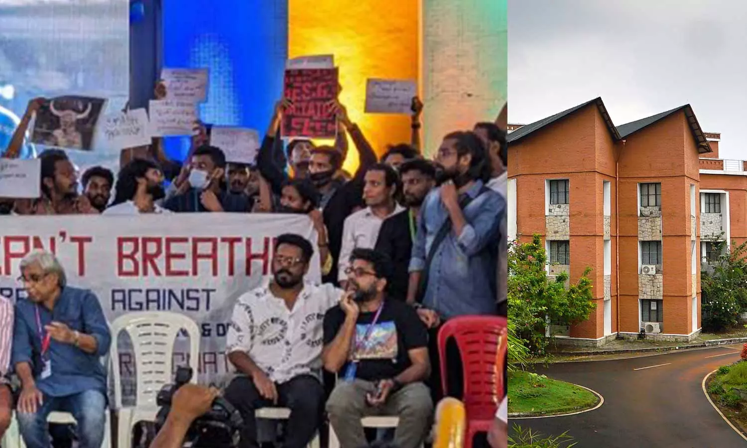 AashiqAbu, AmalNeerad, KRNarayananFilmInstitutestrike