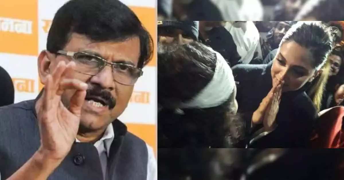 sanjay raut support deepika padukone in pathaan controversy sanjay raut support deepika padukone in pathaan controversy