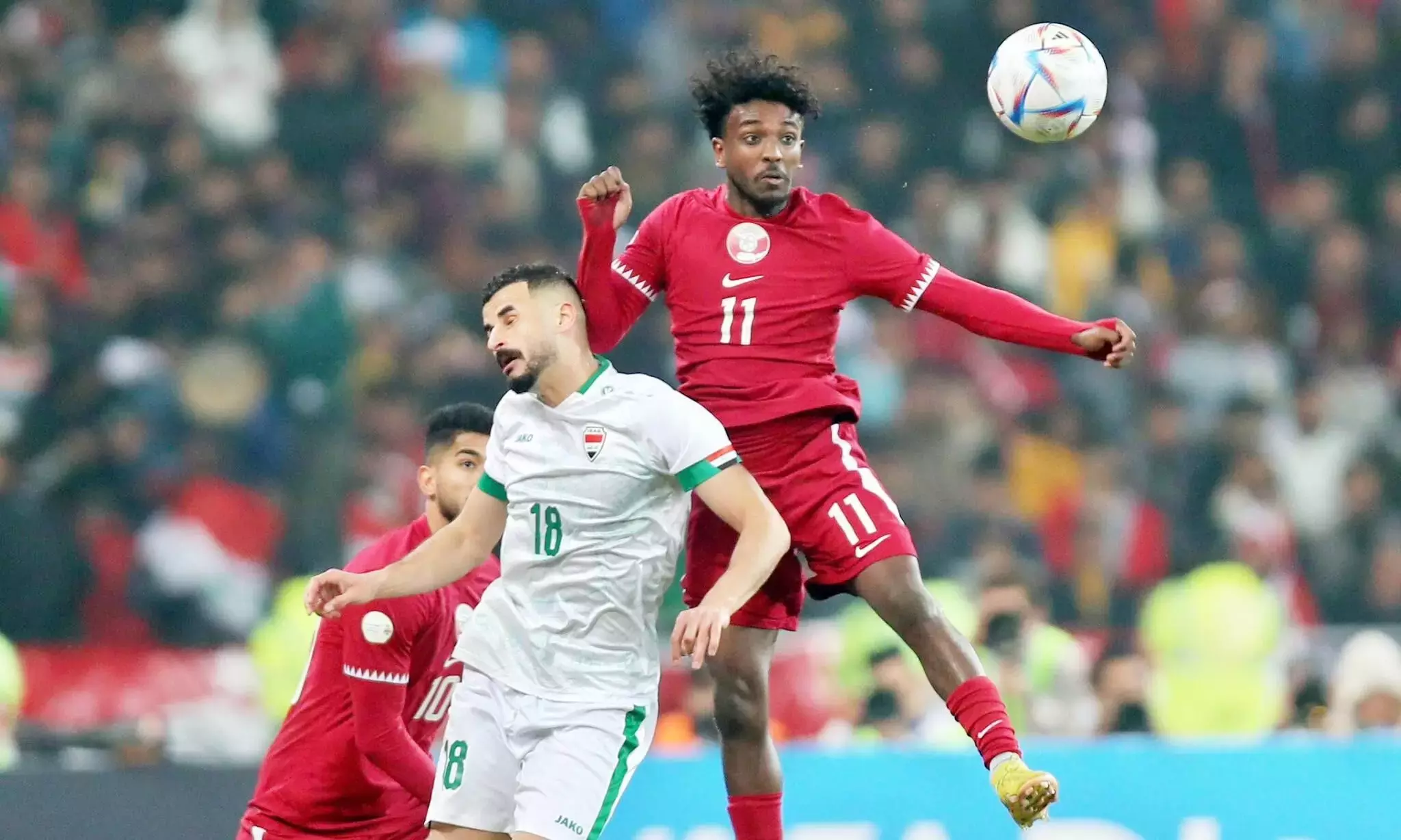 അറേബ്യൻ ഗൾഫ് കപ്പ് ഫുട്‌ബോൾ;   സെമിയിൽ മുട്ടുമടക്കി ഖത്തർ