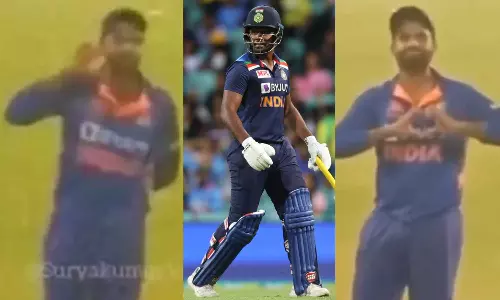 SanjuSamsonSuryakumarYadav, karyavattomstadium, INDvsSL