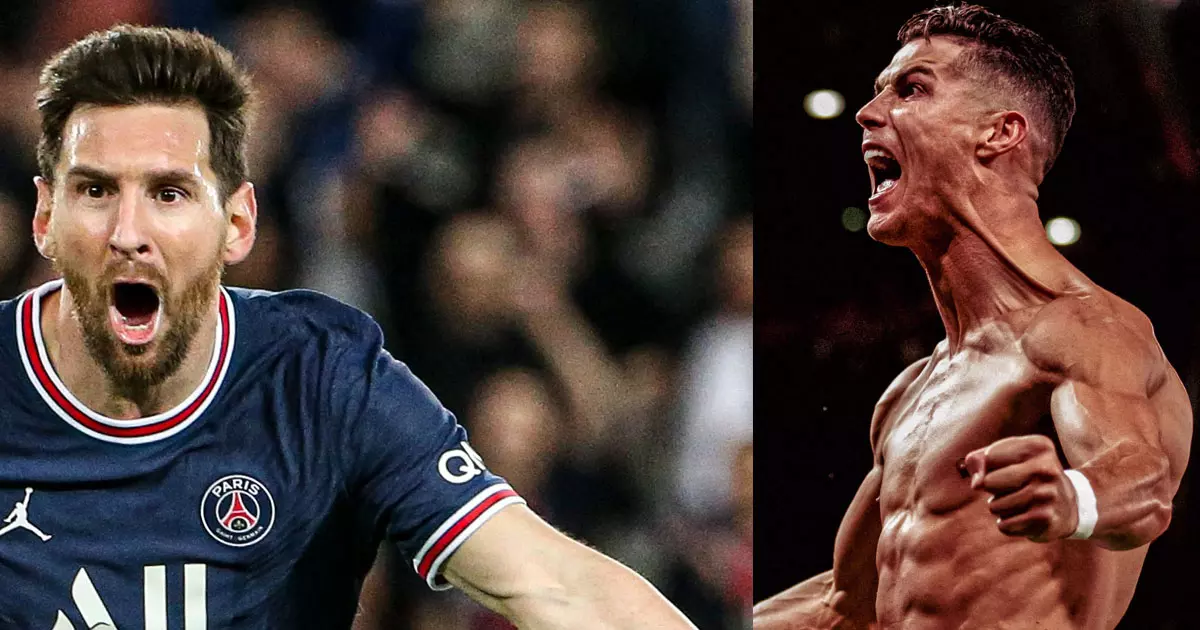 Messi and Ronaldo Messi and Ronaldo