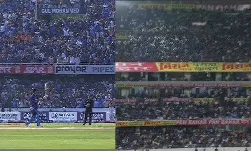 Hyderabad Cricket Stadium , INDvsNew Zealand