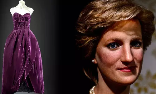 അവസാന ഫോട്ടോഷൂട്ടിൽ അണിഞ്ഞ വസ്ത്രം: ഡയാന രാജകുമാരിയുടെ പ്രശസ്തമായ പർപ്പിൾ ഗൗൺ ലേലത്തിന്