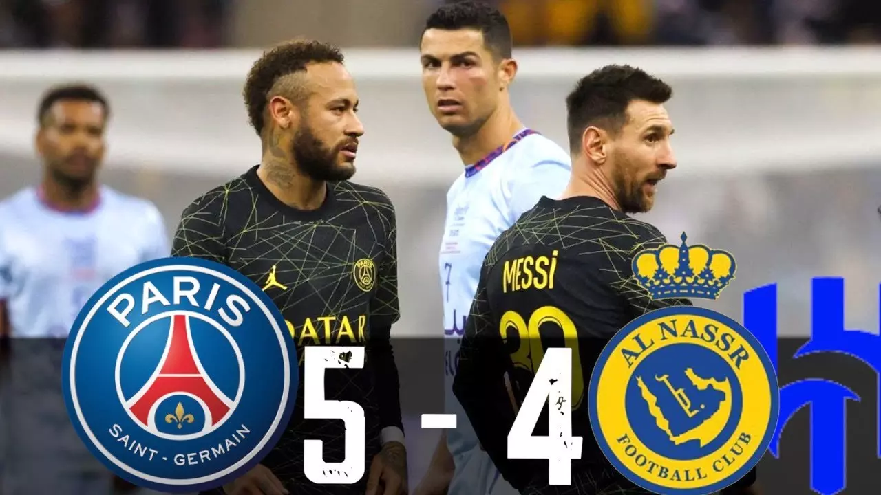 PSG, Al Nassr-Al Hilal XI, Ronaldo, Messi, Mbappe PSG, Al Nassr-Al Hilal XI, Ronaldo, Messi, Mbappe
