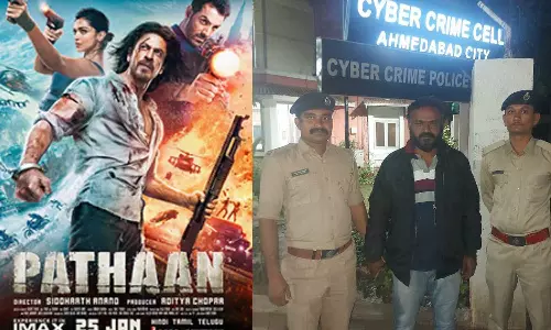 Pathaan, threatening threatre,Man arreste,Ahmedabad Cyber Police,Shah Rukh Khan,Deepika Padukone