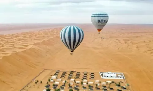 ആകാശം തൊട്ട് ഒരു യാത്രയായാലോ! ഒമാനിൽ ഹോട്ട് എയർ ബലൂൺ സർവീസിന് തുടക്കമായി