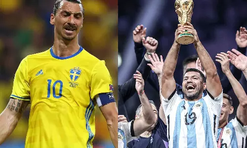 ലോകകപ്പിന് യോഗ്യത പോലും നേടാത്ത സ്വന്തം രാജ്യത്തിന്റെ കാര്യം നോക്ക്; ഇബ്രാഹിമോവിച്ചിന്‍റെ വായടപ്പിച്ച് അഗ്യൂറോ