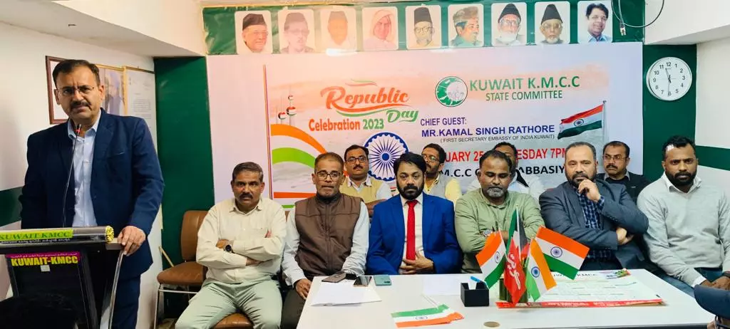 കുവൈത്ത് കെ.എം.സി.സി   റിപ്പബ്ലിക്ക് ദിനാഘോഷം സംഘടിപ്പിച്ചു