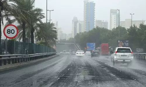 കുവൈത്തിൽ ബുധനാഴ്ച വരെ മഴയ്ക്ക് സാധ്യത