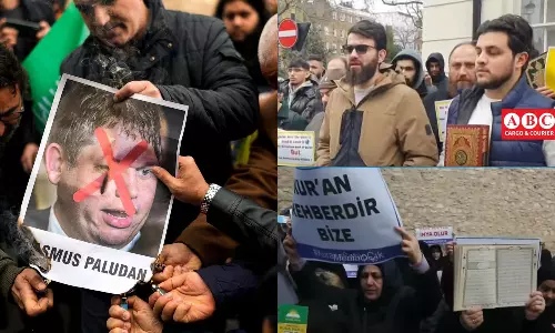Massive Protest, Muslim World, Quran Burning, Sweden, Denmark, Turkey