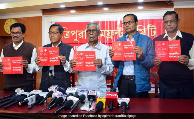 Tripura Left Front released its manifesto for the assembly election