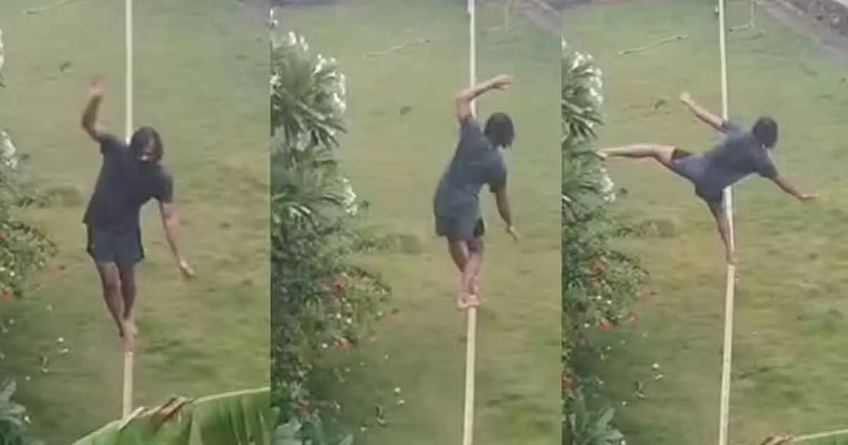 pranav mohanlal slacklining pranav mohanlal slacklining