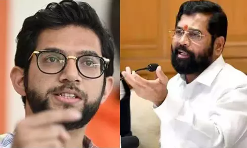 Aaditya Thackeray,Eknath Shinde,Maharashtra CM Eknath Shinde,Aaditya Thackerays dare Shinde, CM Eknath Shinde,Shiv Sena,Shiv Sena (UBT) leader Aaditya Thackeray