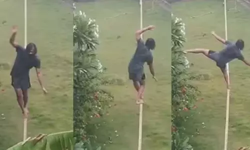 pranav mohanlal slacklining