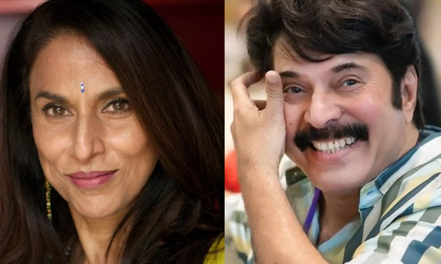 put your head on Mammootty chest, Shobha De,  head,  Mammootty, chest,