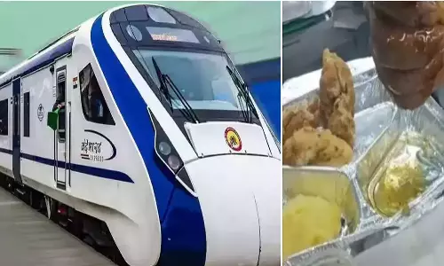 Man Shows Bad Quality Food Served On Vande Bharat Express