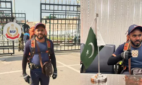 നന്ദി ഇന്ത്യ; ഹജ്ജ് യാത്രക്കായി പാകിസ്താനിൽ കടന്ന് ശിഹാബ് ചോറ്റൂർ