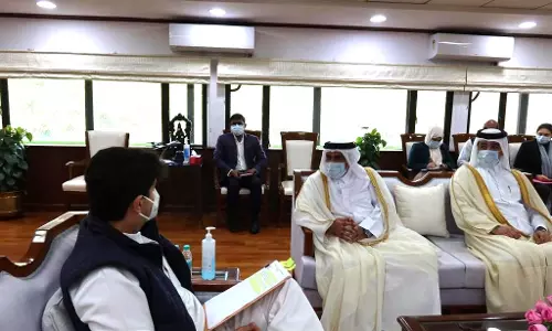 ഖത്തർ ഗതാഗത മന്ത്രി ഡൽഹിയിൽ ജ്യോതിരാദിത്യ സിന്ധ്യയുമായി ചർച്ച നടത്തി